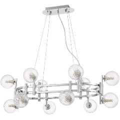 Изображение товара Подвесная люстра Crystal Lux Luxury SP12L Chrome