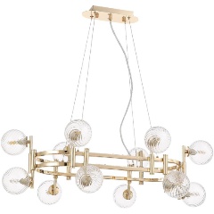 Изображение товара Подвесная люстра Crystal Lux Luxury SP12L Gold