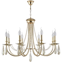 Изображение товара Подвесная люстра Crystal Lux Victoria SP8 Gold/Amber