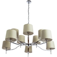 Изображение товара Подвесная люстра Divinare 1341/02 LM-10 для гостиной современный стиль 10 ламп