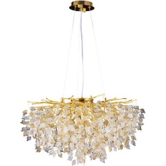 Изображение товара Подвесная люстра Divinare Salice 3136/01 SP-12 современная стеклянная с 12 лампами