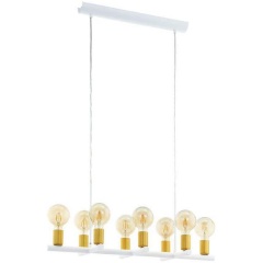 Изображение товара Подвесная Люстра Eglo Adri 2 97448 белая современная с 8 лампами