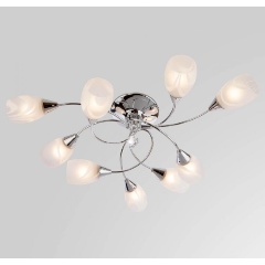 Изображение товара Потолочная люстра Eurosvet 2275/9 хром для гостиной современный стиль