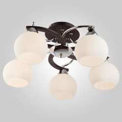 Изображение товара Потолочная люстра Eurosvet 9654/5 хром/венге.