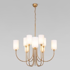 Изображение товара Подвесная люстра Eurosvet Abbey 60164/10 латунь