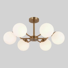 Изображение товара Подвесная люстра Eurosvet Frost 70154/6 латунь