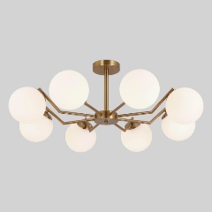 Изображение товара Подвесная люстра Eurosvet Frost 70154/8 латунь