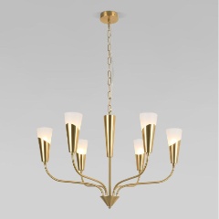 Изображение товара Подвесная люстра Eurosvet Rhyton 60167/6 латунь