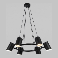 Изображение товара Подвесная люстра Eurosvet Splay 70147/6 черный