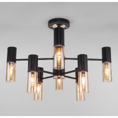 Изображение товара Люстра на штанге Eurosvet Tesoro 70125/8 черный