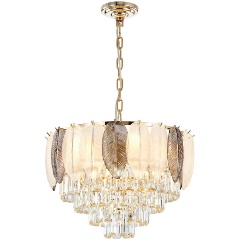 Изображение товара Подвесная люстра Favourite Dolor 2982-9P с 9 светодиодными лампами в классическом стиле