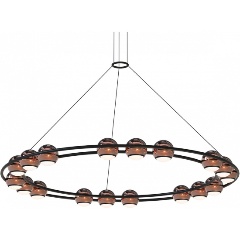 Изображение товара Подвесная LED люстра Favourite Sturm 4561-18P индустриальный стиль для гостиной