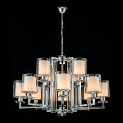 Изображение товара Подвесная люстра iLamp King RM6201-8+4 CR+CL