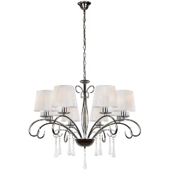 Изображение товара Подвесная люстра iLamp Perfection RM7006/8CR в стиле арт-деко