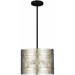 Изображение товара Подвесная люстра Illumico IL1003-3P-05 BK GD для кухни стиль ретро светильник из металла