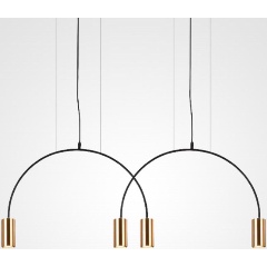 Изображение товара Подвесная люстра Imperium Loft Arc 212841-26 с 4 светодиодными лампочками в стиле лофт