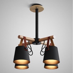 Изображение товара Люстра подвесная Imperium Loft Natura 151722-26 черная для гостиной модерн 4 лампы