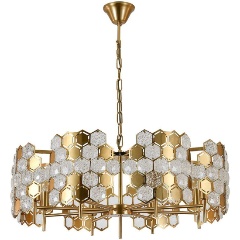 Изображение товара Подвесная люстра Indigo Delizia 12047/8P Brass В000572 стиль модерн