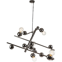 Изображение товара Подвесная люстра Indigo Saldo 11033/5P Chrome для гостиной модерн