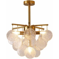 Изображение товара Подвесная люстра LEEK LE062300-008 для спальни современный стиль золото 4 лампы