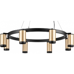 Изображение товара Подвесная люстра Lightstar Rullo LR01840837 в индустриальном стиле для гостиной