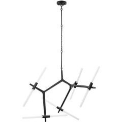 Изображение товара Подвесная люстра Lightstar Struttura 742107 для гостиной хай-тек стекло металл