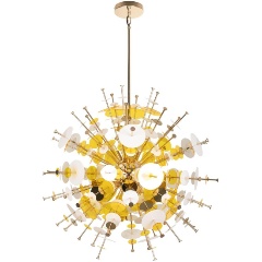 Изображение товара Подвесная люстра Loft IT Avenir 10137/720 Gold стиль арт-деко современное освещение