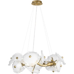 Изображение товара Подвесная люстра Loft IT Bloom 10352/850 AB стекло античная бронза светодиод