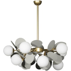 Изображение товара Подвесная люстра Loft IT Matisse 10008/10 Grey для спальни стиль модерн