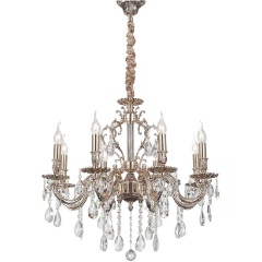 Изображение товара Подвесная люстра Lucia Tucci Barletta 1730.8 Coffe Gold для гостиной