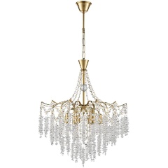 Изображение товара Подвесная люстра Lumion Classi Kristina 8243/6 для спальни с хрусталем 6 ламп