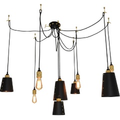 Изображение товара Большая люстра Lussole Loft Shirley GRLSP-9869