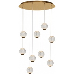 Изображение товара Подвесная светодиодная люстра Maytoni Sapphire MOD293PL-L56BS3K