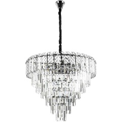 Изображение товара Подвесная люстра Modelux ML.20210.18 CR для спальни, модерн, хром