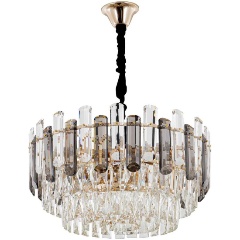 Изображение товара Подвесная люстра Modelux ML.9006.12 GD-SM для спальни стильная и яркая