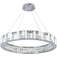 Изображение товара Подвесная люстра Modelux premium ML.6985.800P CR для спальни стиль модерн 45 Вт IP20