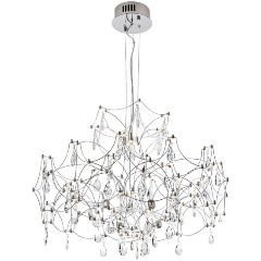 Изображение товара Подвесная люстра Modelux premium ML.7815.750P CH для спальни стиль модерн 45 Вт