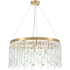Изображение товара Подвесная люстра MyFar David MR1973-8P стиль модерн 8 ламп хрусталь медь