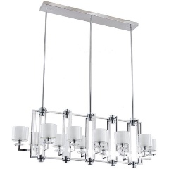Изображение товара Подвесная люстра Newport 4408+4/S chrome 12 ламп для больших залов