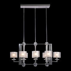 Изображение товара Подвесная люстра Newport 4408/S Chrome М0057156 для гостиной хай-тек с 8 лампами