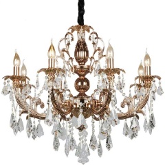 Изображение товара Подвесная люстра Omnilux OML-77723-08 классика стиль золото хрусталь 8 ламп