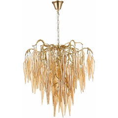 Изображение товара Подвесная люстра ST Luce Siena SL1652.203.06 золотая стиль модерн Италия