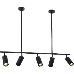 Изображение товара Подвесная люстра ST Luce Sormano SL1206.403.05 5 LED ламп стиль хай-тек черный