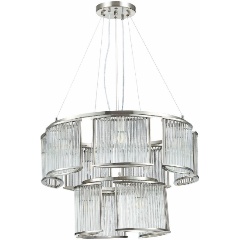 Изображение товара Подвесная люстра ST Luce Velletri SL1627.103.11 стиль американский хром стекло