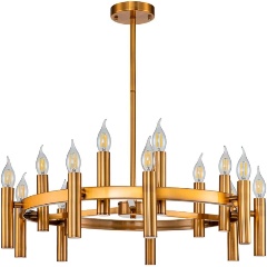 Изображение товара Подвесная люстра Stilfort Leonardo 2156/05/15P бронзовая для больших залов