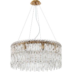 Изображение товара Подвесная люстра Stilfort Santorini 2173/05/08P бронзовая с хрусталем