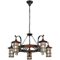 Изображение товара Подвесная люстра Velante 560-703-05 стиль кантри для кафе и ресторанов