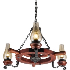 Изображение товара Подвесная люстра Velante 583-703-03 стиль кантри италия