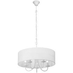 Изображение товара Подвесная люстра Vitaluce V3983-0/5 для гостиной стиль классика белая