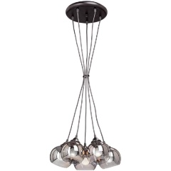 Изображение товара Подвесная люстра Vitaluce V4361-1/5S с 5 лампами для гостиной стиль хай-тек